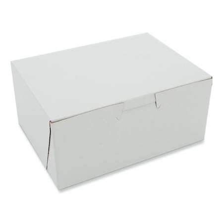 White One-Piece Non-Window Bakery Boxes, 6 X 4.5 X 2.75, White, Paper, 250PK